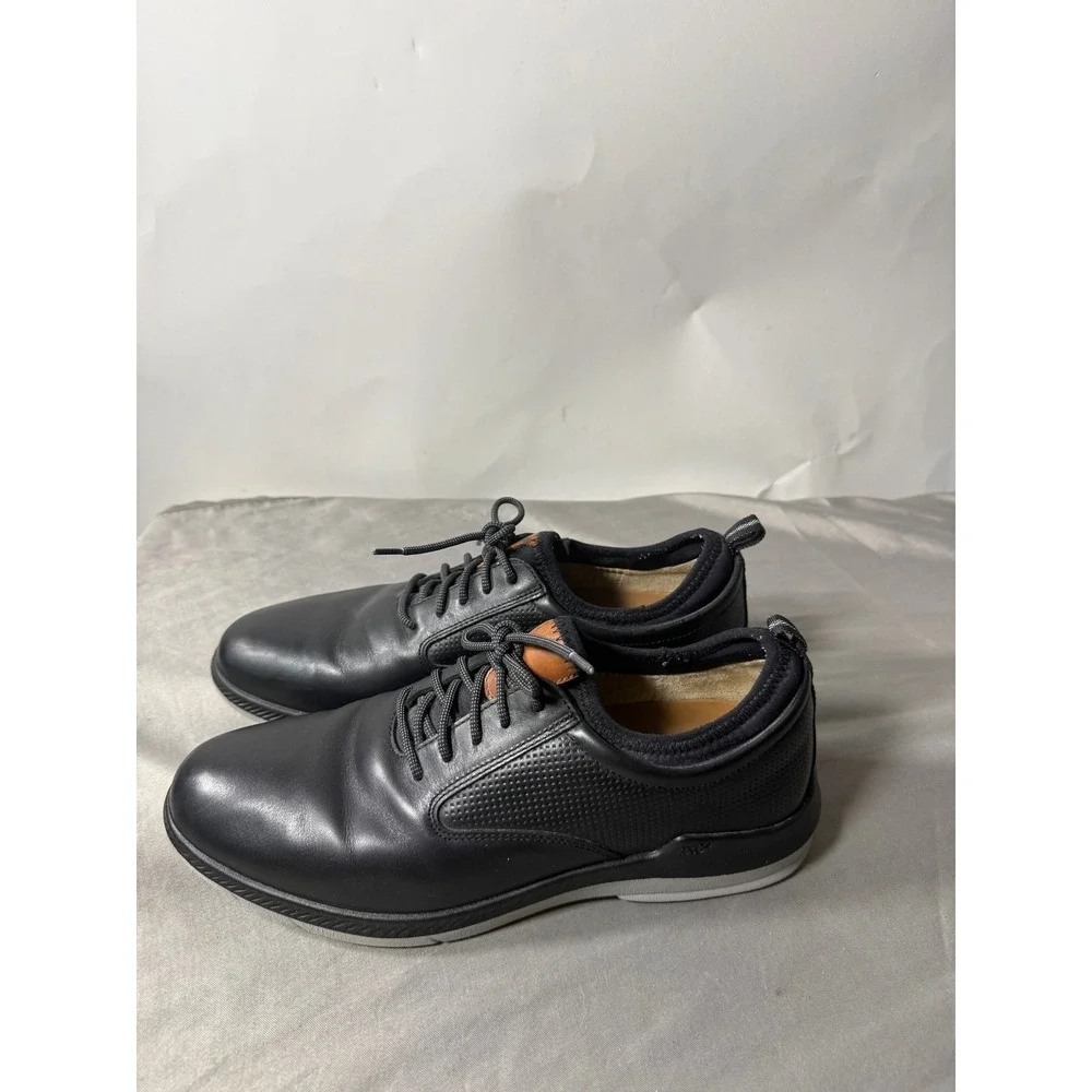 Johnston & Murphy XC4 Waterproof Black Leather TRUFOAM Shoes 20-2751 Mens 8.5 M